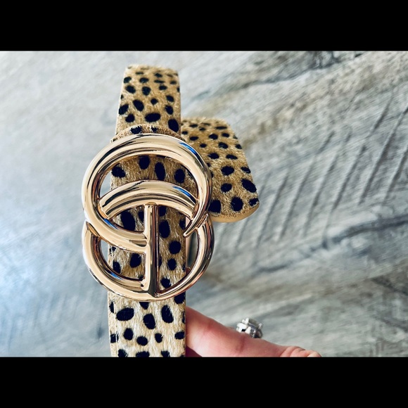 Chic Must Have! Leopard faux fur CG belt - Picture 4 of 4